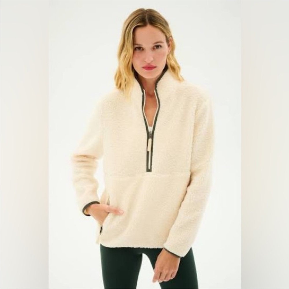 Splits59 Cream Fleece Pullover